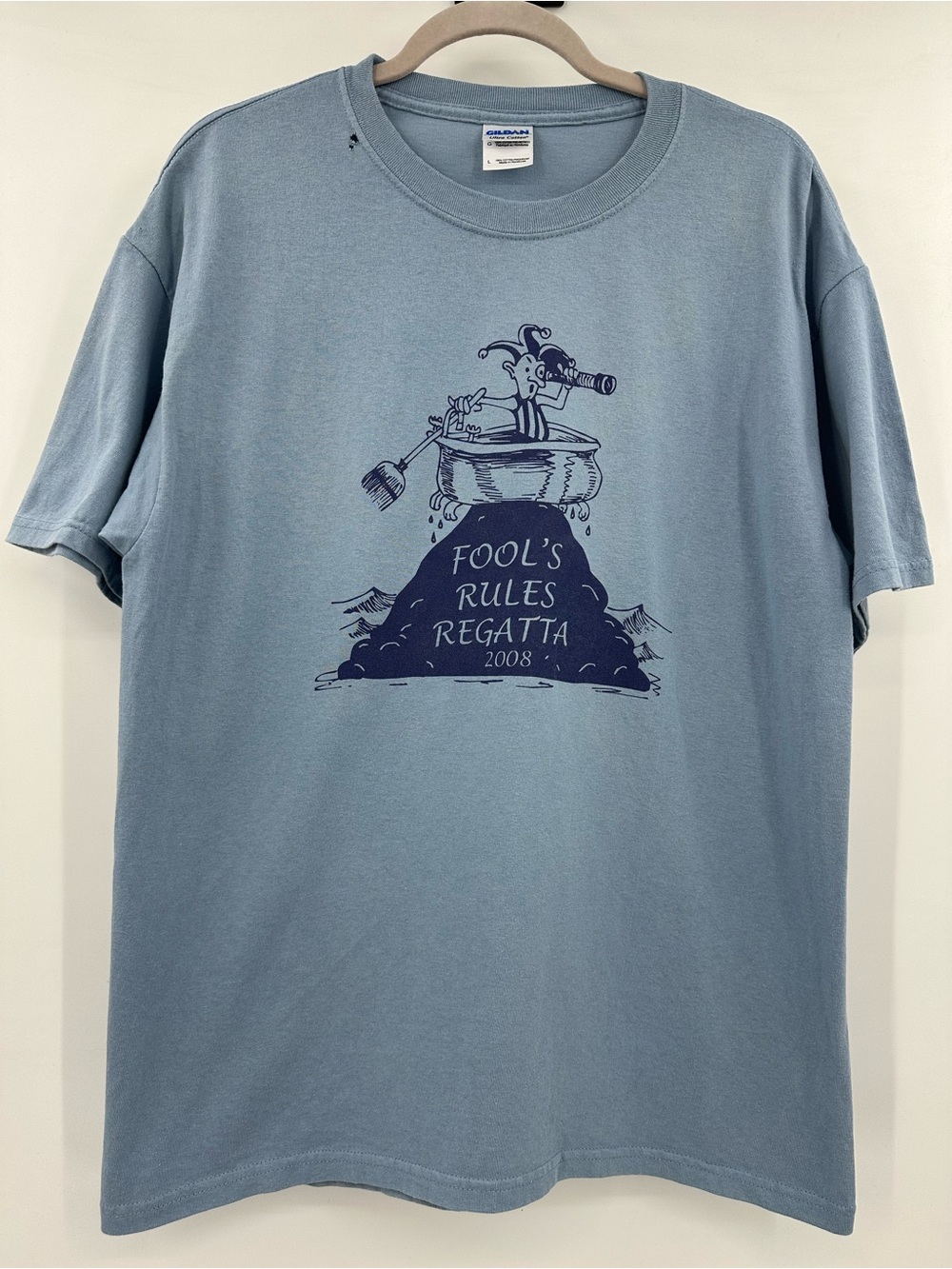 Fool's Rules Regatta - Gildan Light Blue Graphic Tee